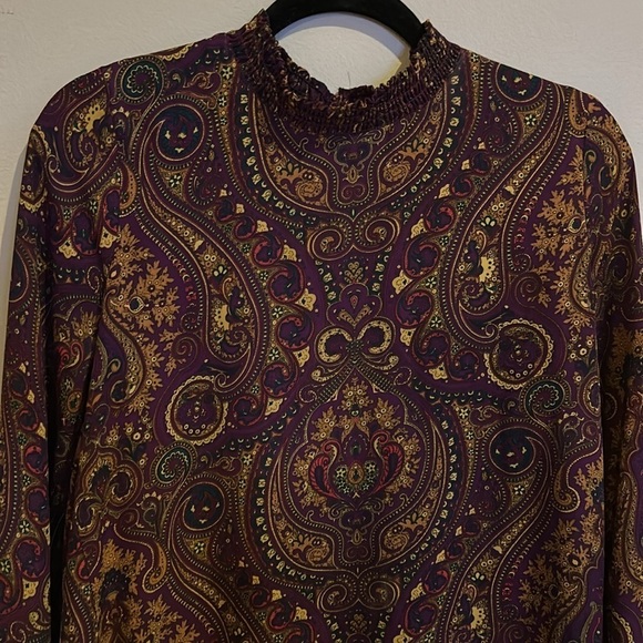 Show Me Your Mumu Junebug Purple Paisley Dress Size Small - Picture 2 of 8